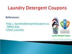 Free Laundry Detergent Coupons
