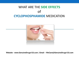 What is the Side effect of Cyclophosphamide