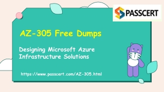 2022 Update Microsoft Azure AZ-305 Exam Dumps