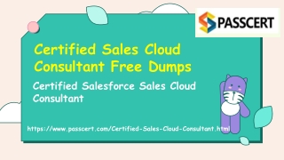 2022 Update Salesforce Certified Sales Cloud Consultant Exam Dumps