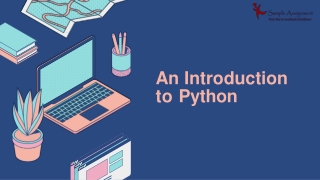 An Introduction to Python | Python Assignment Help