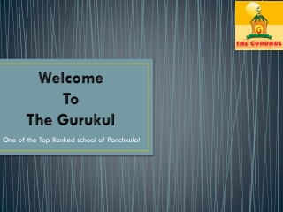 Best Pre Nursery School in Panchkula | The Gurukul