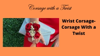 Wrist Corsage
