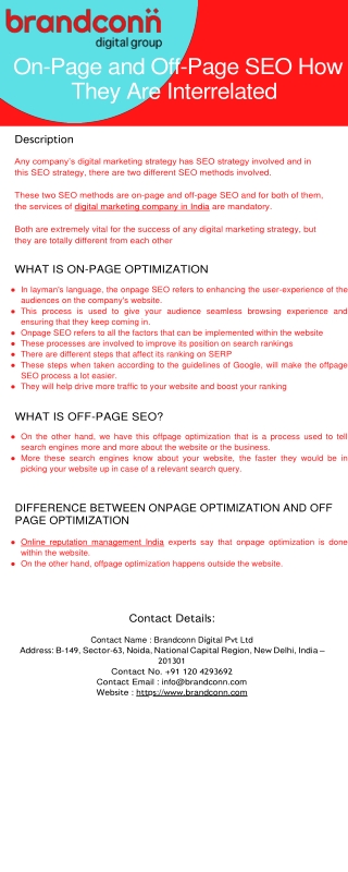 On-Page and Off-Page SEO How They Are Interrelated