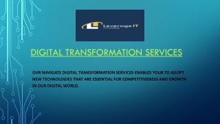 Digital Transformation Services