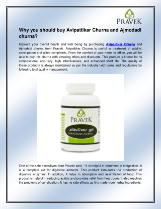Avipattikar churna