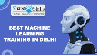 No.1 Machine Learning Training in Noida