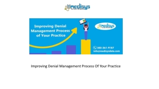 Improving Denial Management Process Of Your Practice