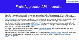 Flight Aggregator API