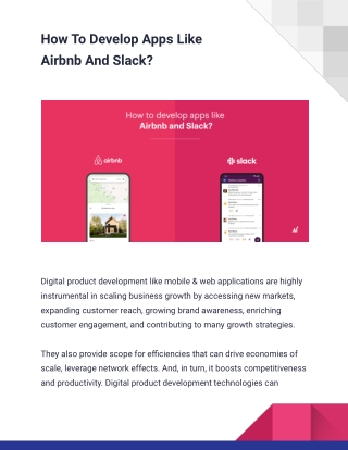 How To Develop Apps Like Airbnb And Slack_