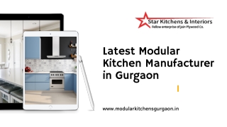Latest Modular Kitchen Manufacturer in Gurgaon