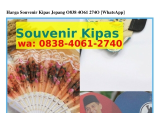 Harga Souvenir Kipas Jepang