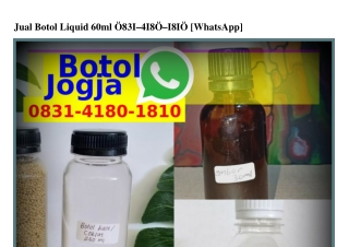 Jual Botol Liquid 60mlJual Botol Liquid 60ml Ô83I-ᏎI8Ô-I8IÔ[WhatsApp]