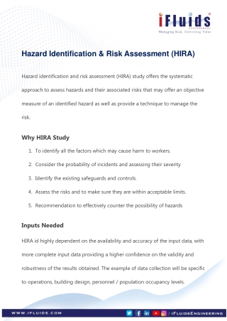 Ppt Hazard Identification Risk Assessment Hira Powerpoint