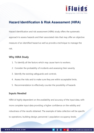 PPT - Hazard Identification & Risk Assessment (HIRA) PowerPoint ...