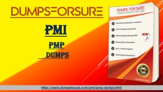 Latest [2022] PMP Dumps Questions Answers - Dumpsforsure