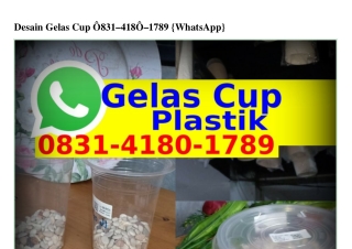 Desain Gelas Cup Ö8ᣮl.Կl8Ö.lᜪ8ᑫ[WA]
