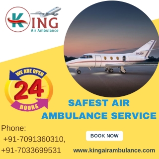 Take 24 Hours Air Ambulance Service in Jamshedpur by King for Easy Transport