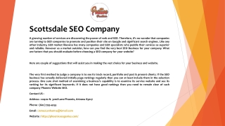 Scottsdale SEO Company