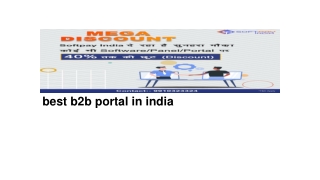 best b2b portal in india