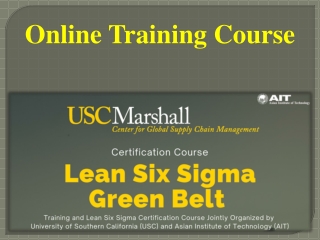 Online Training Course