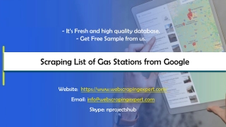 Scraping List of Gas Stations from Google