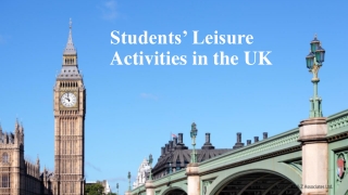 Students’ Leisure Activities in the UK