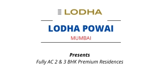 Lodha Powai Mumbai E-Brochure Download