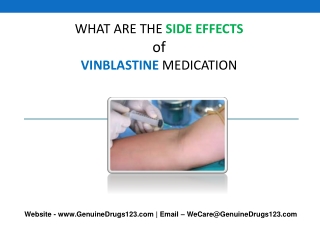 Does Vinblastine have Side effects