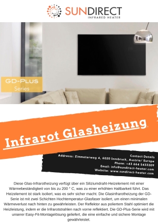 Infrarot Glasheizung