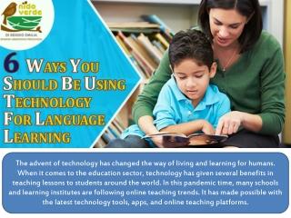 6 Ways You Should Be Using Technology for Language Learning