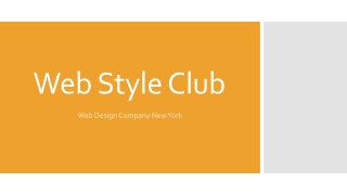 Web design company New York can develop engaging websites