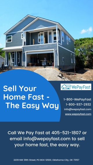 Sell Your Home Fast For Cash — The Easy Way - PDF