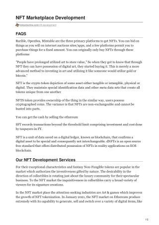 NFT Wallet Development in india | Tokyotechie