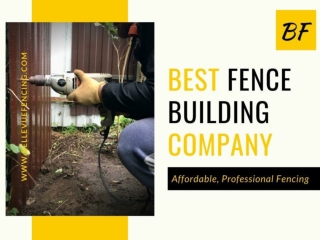 Choose a fence building company based on these considerations