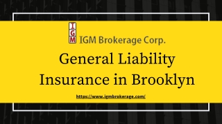 Get Help to Find General Liability Insurance in Brooklyn