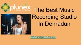 The Best Music Recording Studio In Dehradun