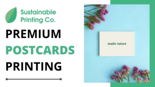 Premium Postcards Printing - Sustainable Printing