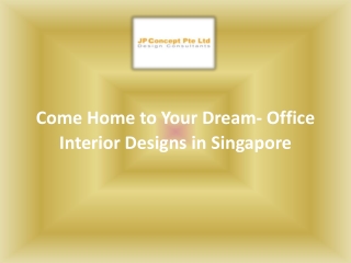 Office Interior Designs in Singapore