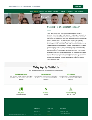 Cash in 24 is an online loan company