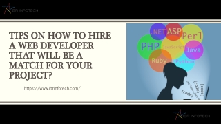 Tips on How To Hire A Web Developer That Will Be A Match For Your Project