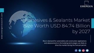Adhesives & Sealants Market