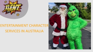 Entertainment Character Services In australia