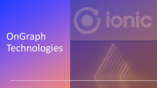 Ionic Framework: Key Features