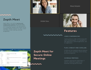 Zepth Meet for Secure Online Meetings