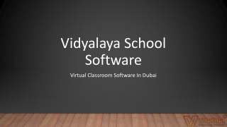 Virtual Classroom Software In Dubai