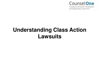 Understanding Class Action Lawsuits