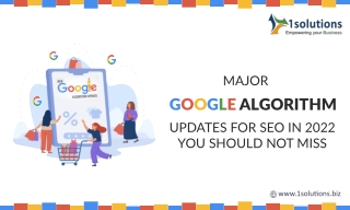 Major Google Algorithm Updates for SEO in 2022