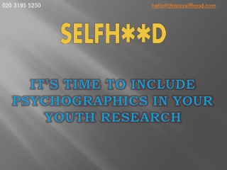 It’s Time to Include Psychographics in Your Youth Research
