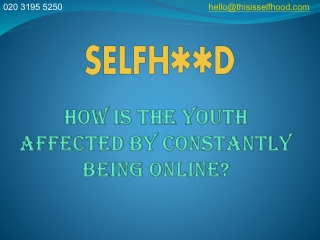How Is the Youth Affected by Constantly Being Online?